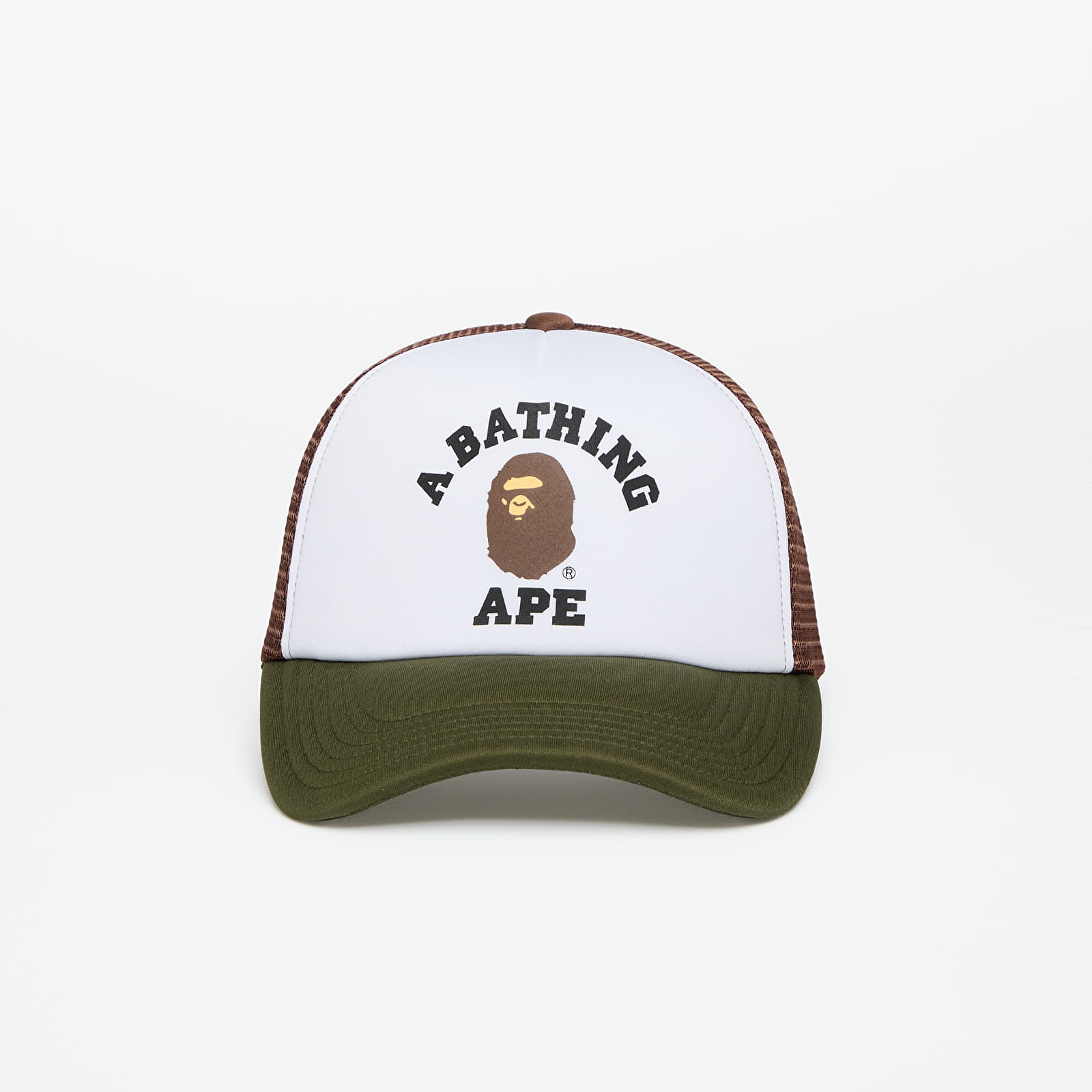 Καπέλα A BATHING APE College Mesh Cap Olive Drab