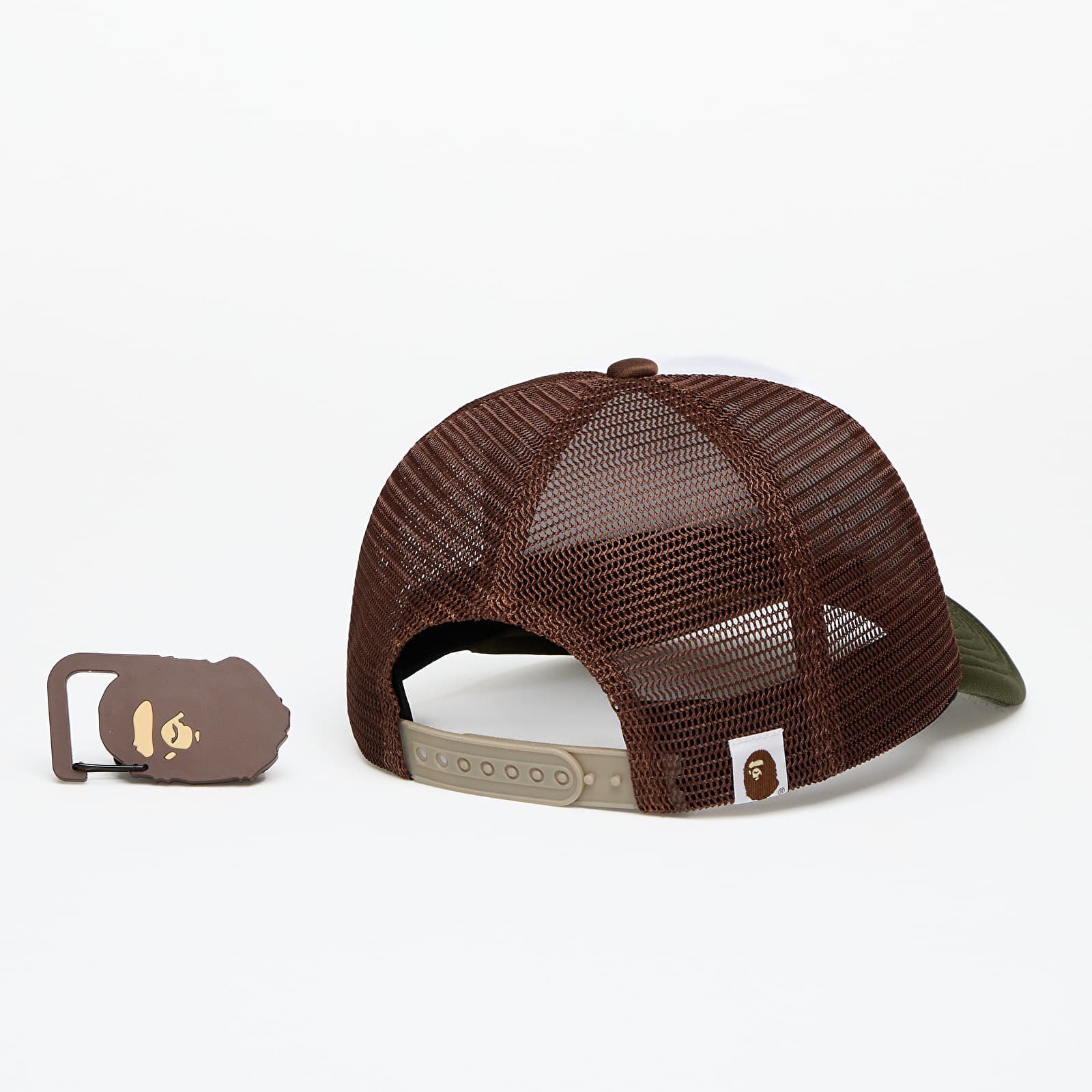 Καπέλα A BATHING APE College Mesh Cap Olive Drab