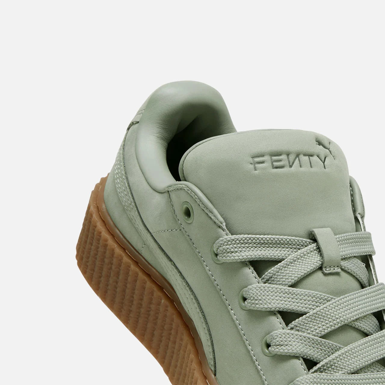 Men's shoes Fenty x Puma Creeper Phatty Nubuck Green Fog-Puma Gold-Gum
