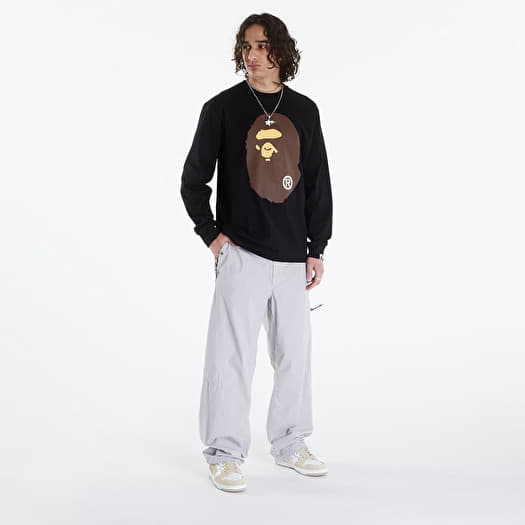 A BATHING APE Big Ape Head Long Sleeve Tee Black | Footshop