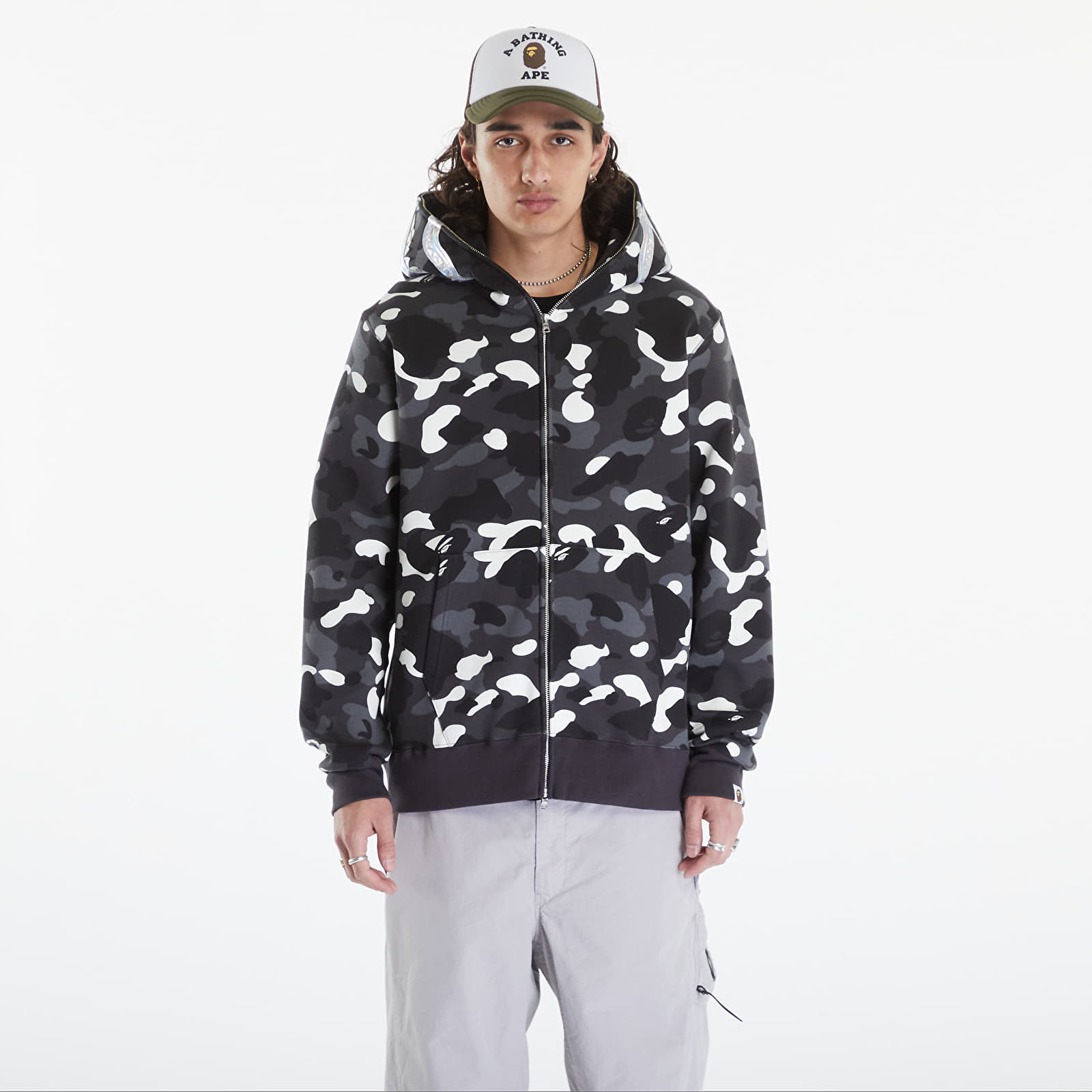 Bape city camo shark hoodie online