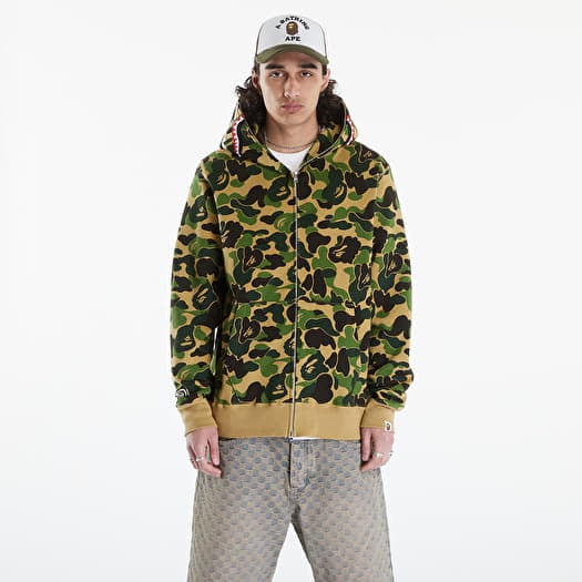 Bape green hoodie hotsell