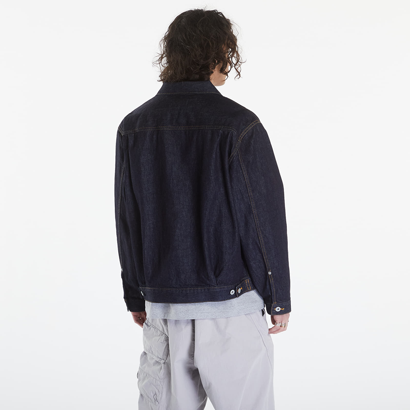 Jacken A BATHING APE Sta Denim Jacket Type-02 Navy Blue