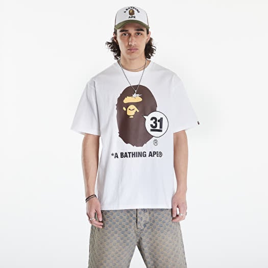 T-shirts A BATHING APE 31St Anniv. Ape Head Tee White | Footshop