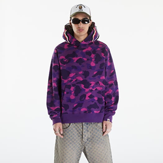 A BATHING APE Color Camo Shark Pullover Hoodie