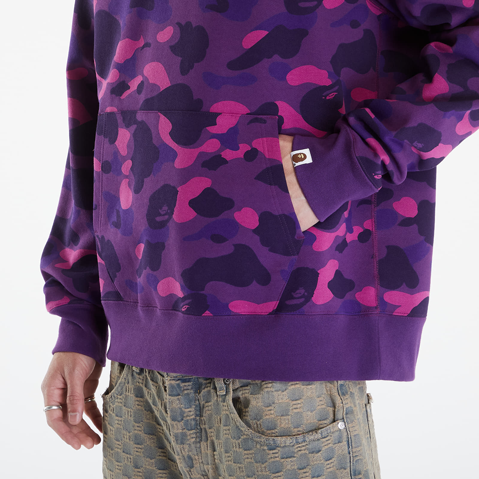 Hoodies and sweatshirts  A BATHING APE Color Camo Shark Pullover Hoodie Purple
