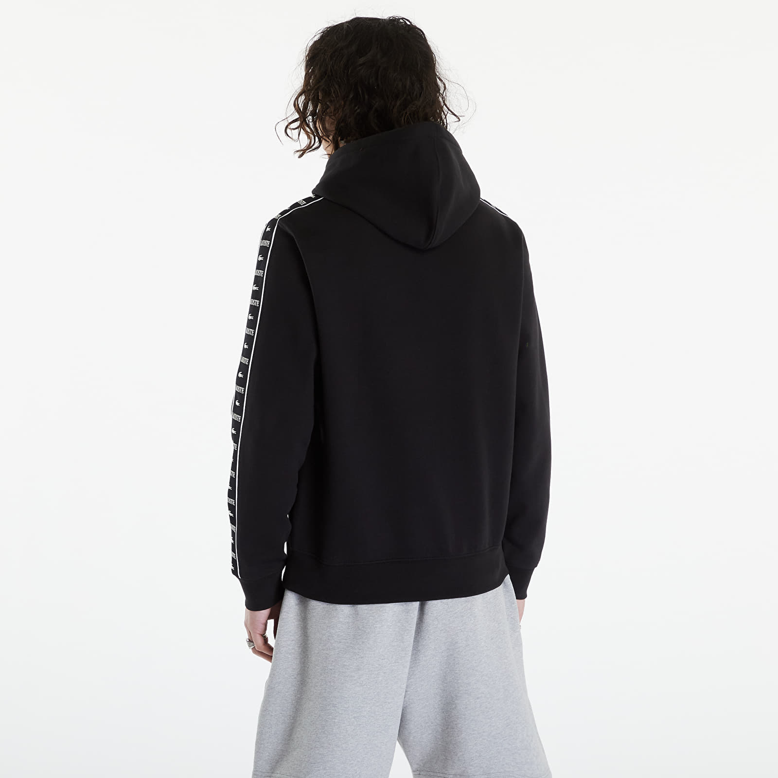 Kapucnis pulóverek és pulcsik LACOSTE Men's Sweatshirt Black