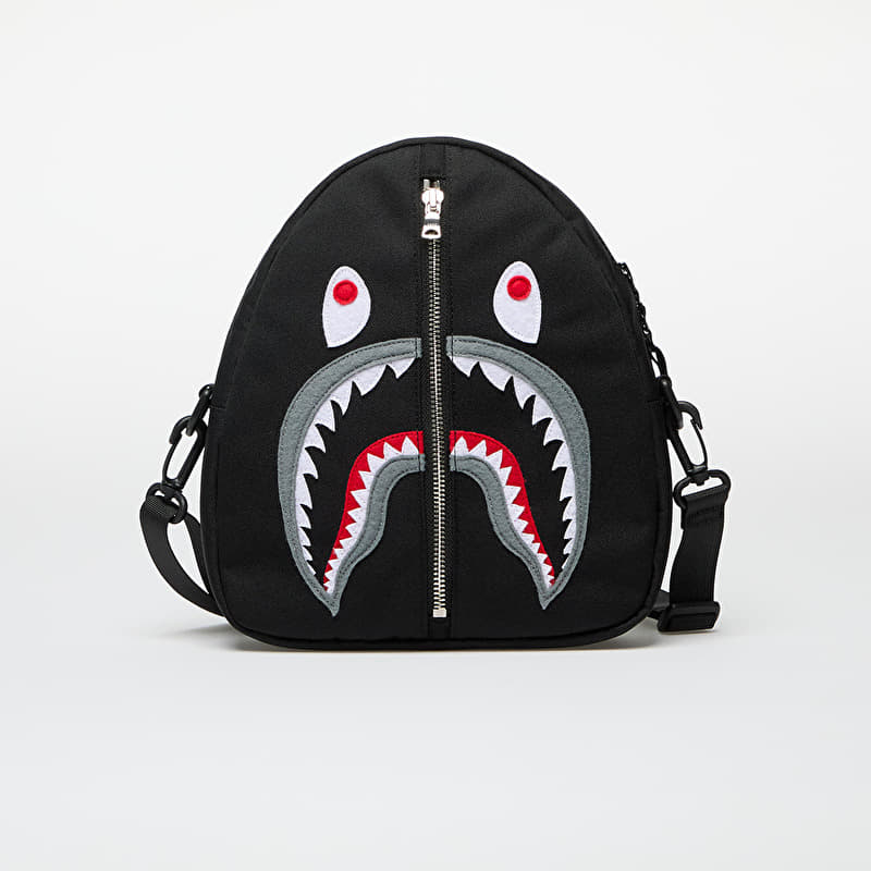 Crossbody bags A BATHING APE Shark Shoulder Bag Black