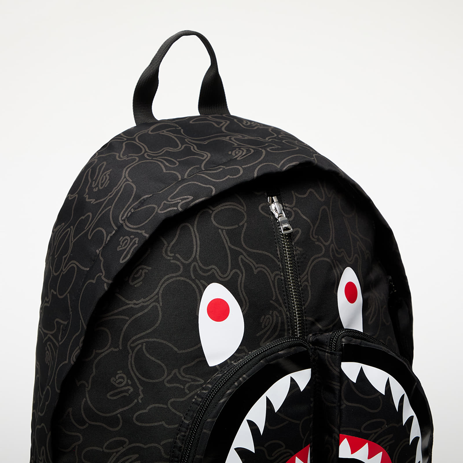 Batohy A BATHING APE Neon Camo Shark Day Pack Black