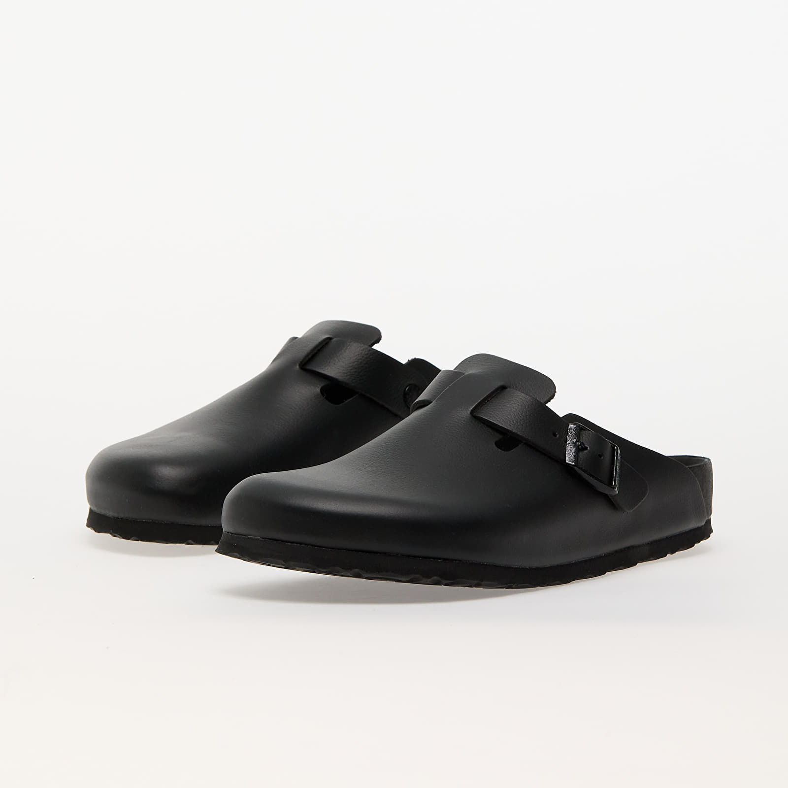 Încălțăminte și sneakerși pentru bărbați Birkenstock Boston Birko-Floor Soft Exquisite Black