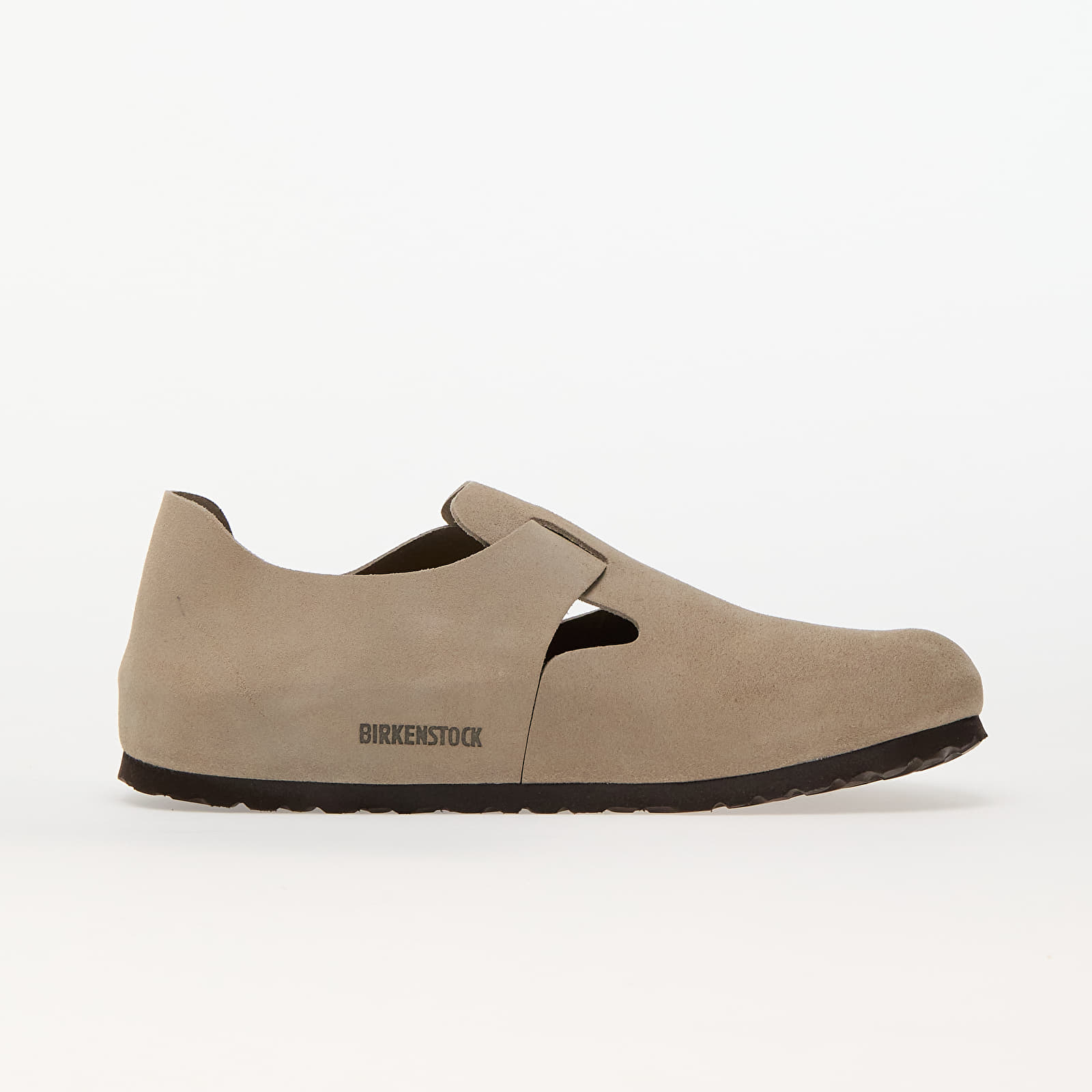 Birkenstock London Suede Leather Taupe Low Shoes