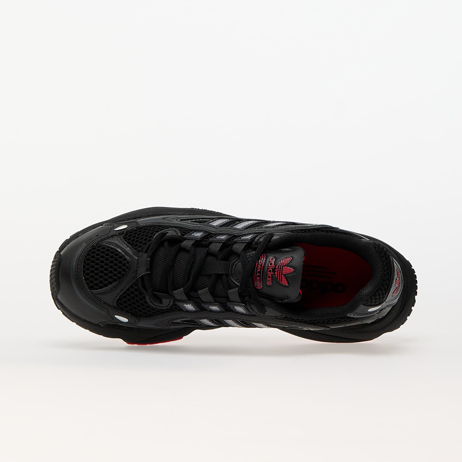 Herren Sneaker und Schuhe adidas Ozmillen Core Black/ Grey Four/ Better Scarlet