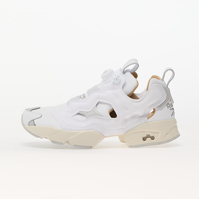 23cm 良品 REEBOK INSTA PUMP FURY WOVEN 白 Men's shoes Reebok Instapump Fury 94 Ftw White/ Pure Grey 2/ Bon