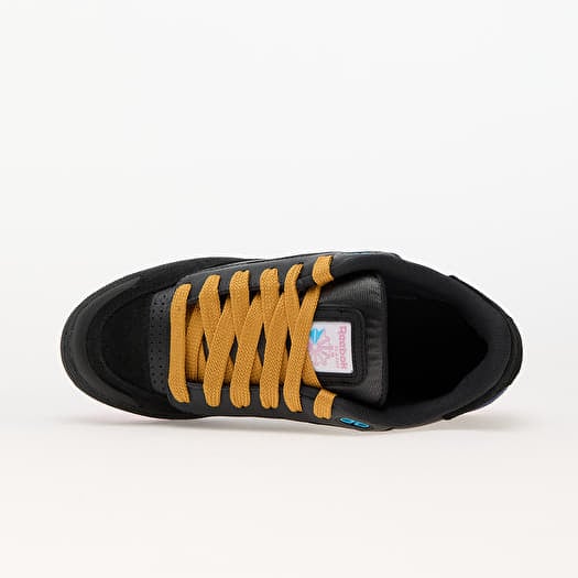 Black and yellow reebok clearance