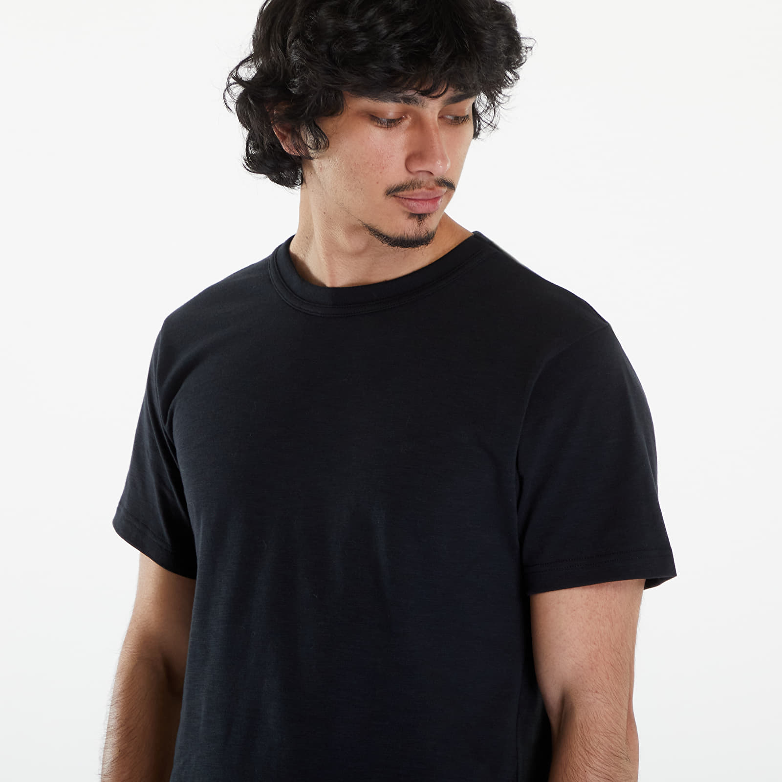 T-shirts Nike Life Men's Short-Sleeve Knit Top Black/ Black