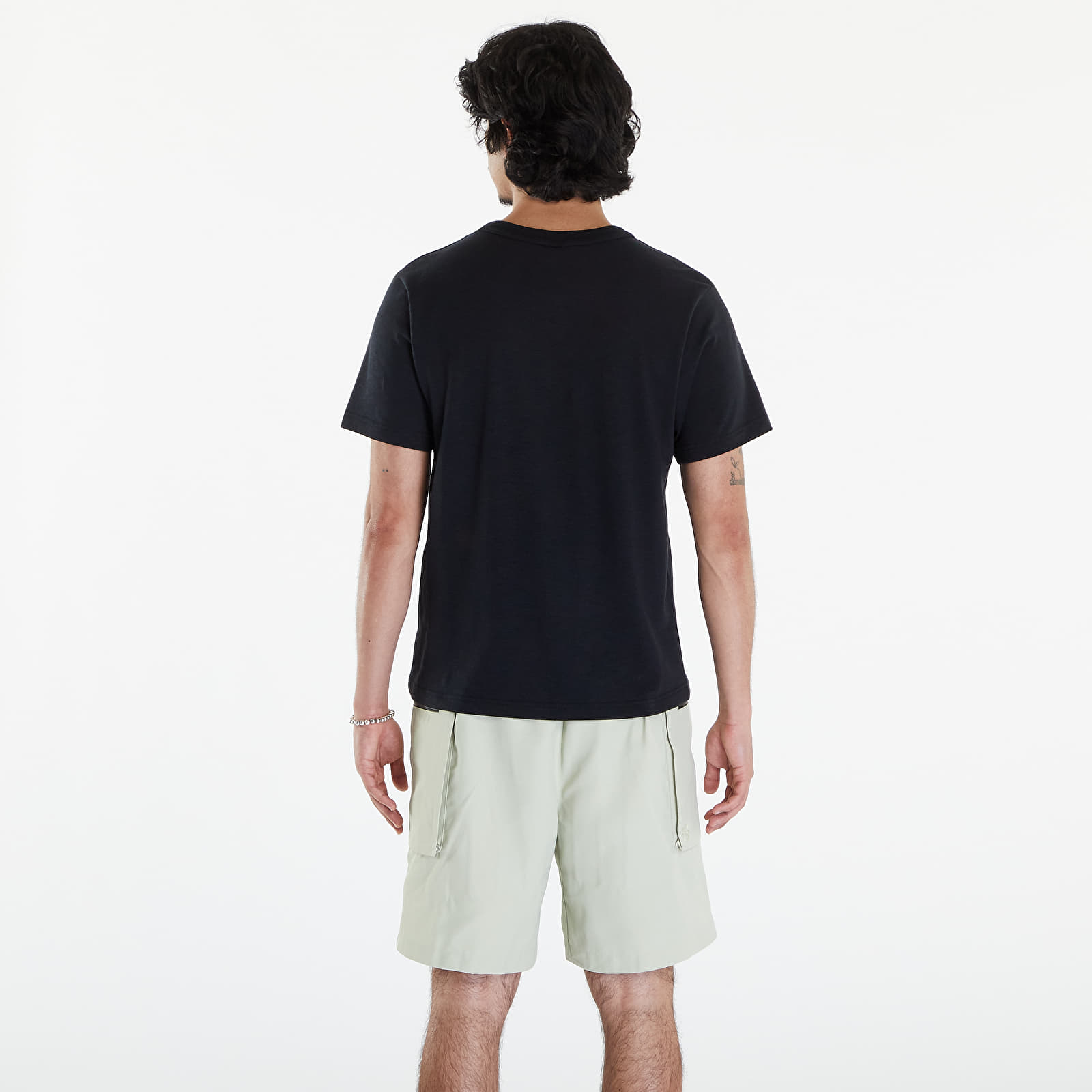 T-shirts Nike Life Men's Short-Sleeve Knit Top Black/ Black