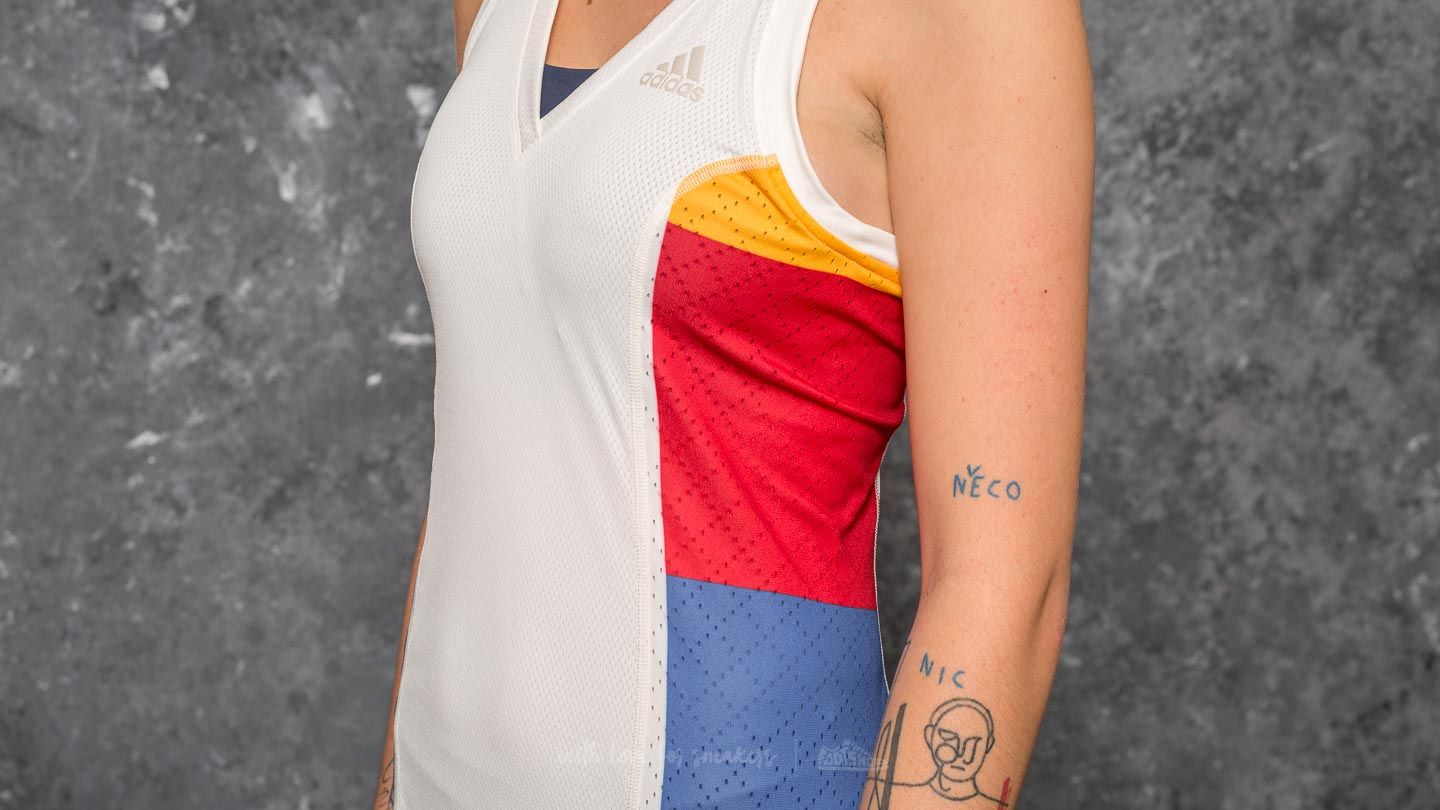 Рокли adidas New York Colorblock Dress Chalk White