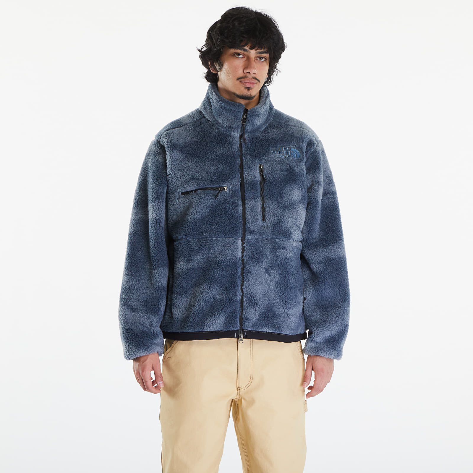 Takit The North Face Denali X Jacket Blue Dusk Low-Fi Hi-Tek Dye Print