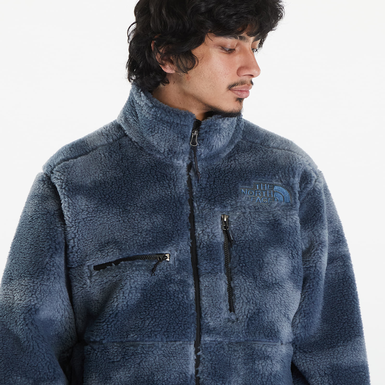 Takit The North Face Denali X Jacket Blue Dusk Low-Fi Hi-Tek Dye Print