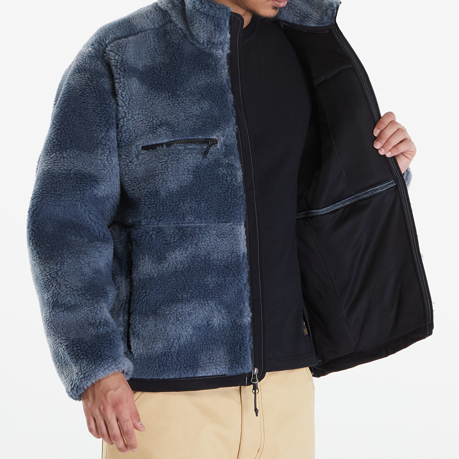 Takit The North Face Denali X Jacket Blue Dusk Low-Fi Hi-Tek Dye Print
