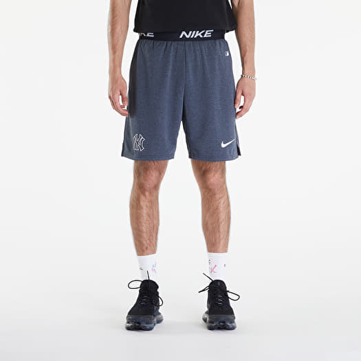 Sort Nike Men's AC DF Short Knit New York Yankees Pitch Blue/ Pitch Blue