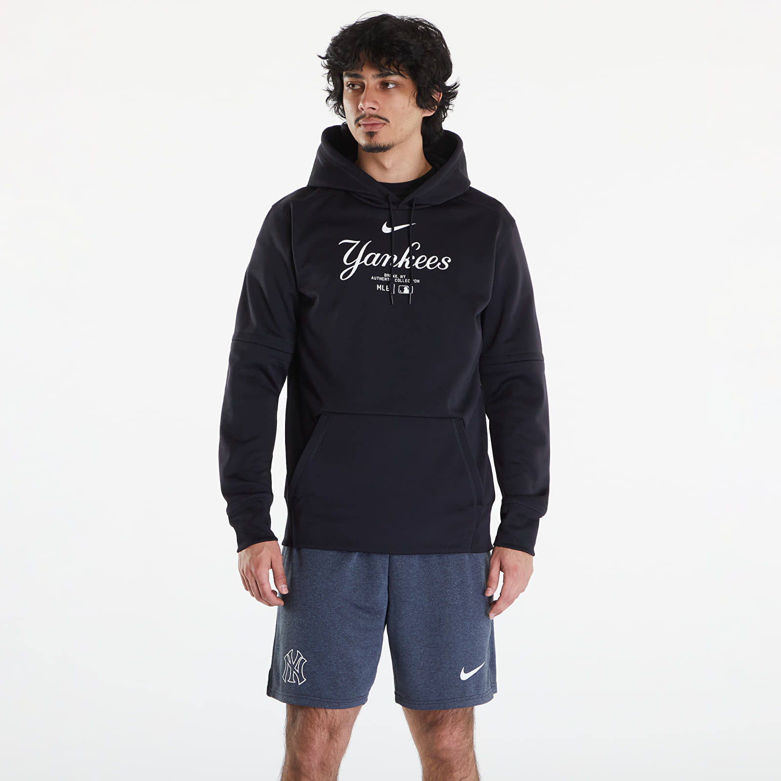 Bluzy Nike Men's AC TF Hoodie PO New York Yankees Pitch Blue/ Pitch Blue