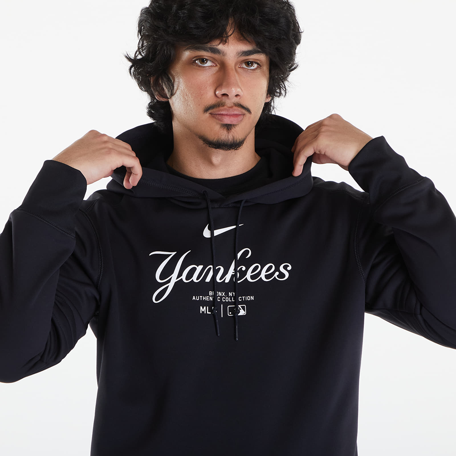 Bluzy Nike Men's AC TF Hoodie PO New York Yankees Pitch Blue/ Pitch Blue