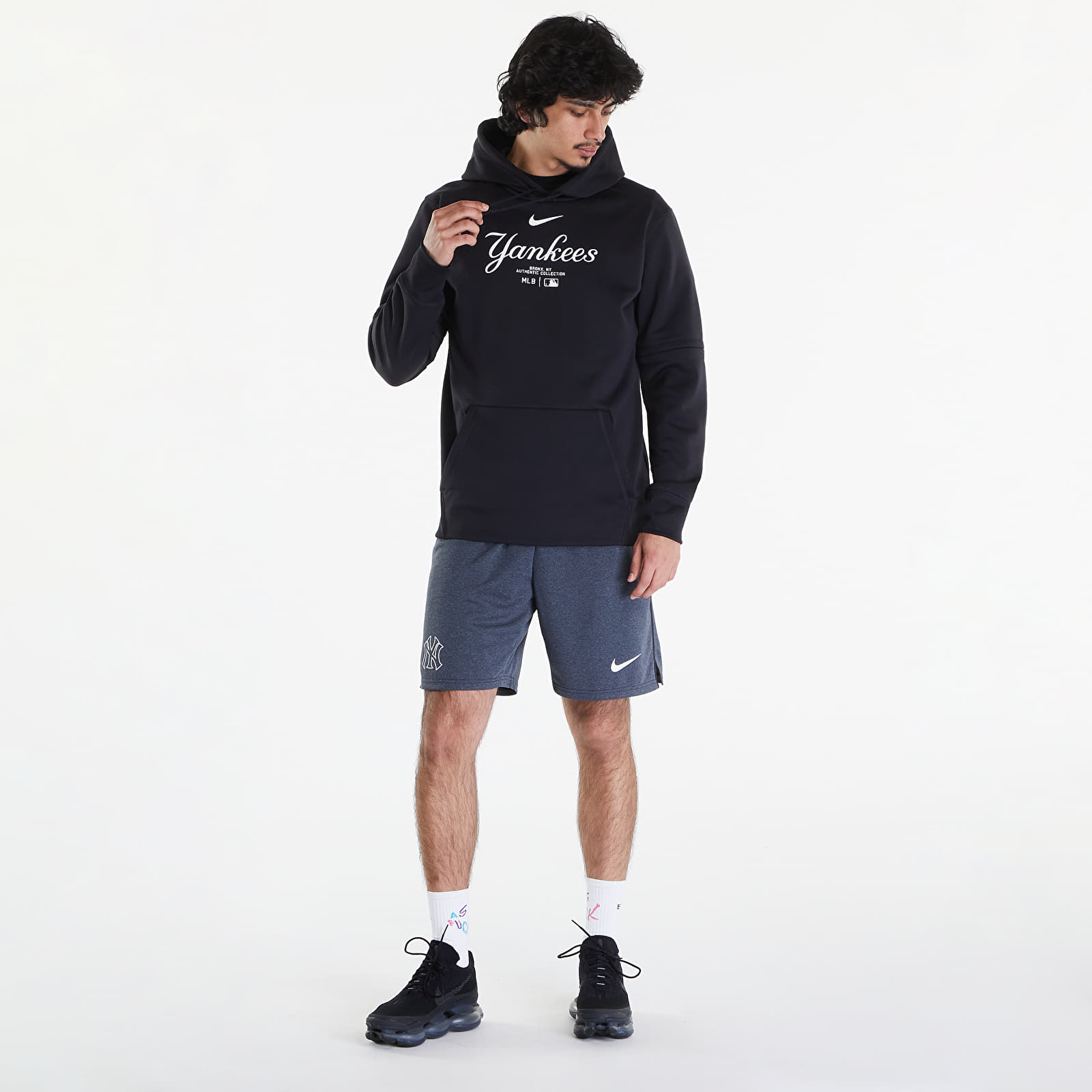 Bluzy Nike Men's AC TF Hoodie PO New York Yankees Pitch Blue/ Pitch Blue