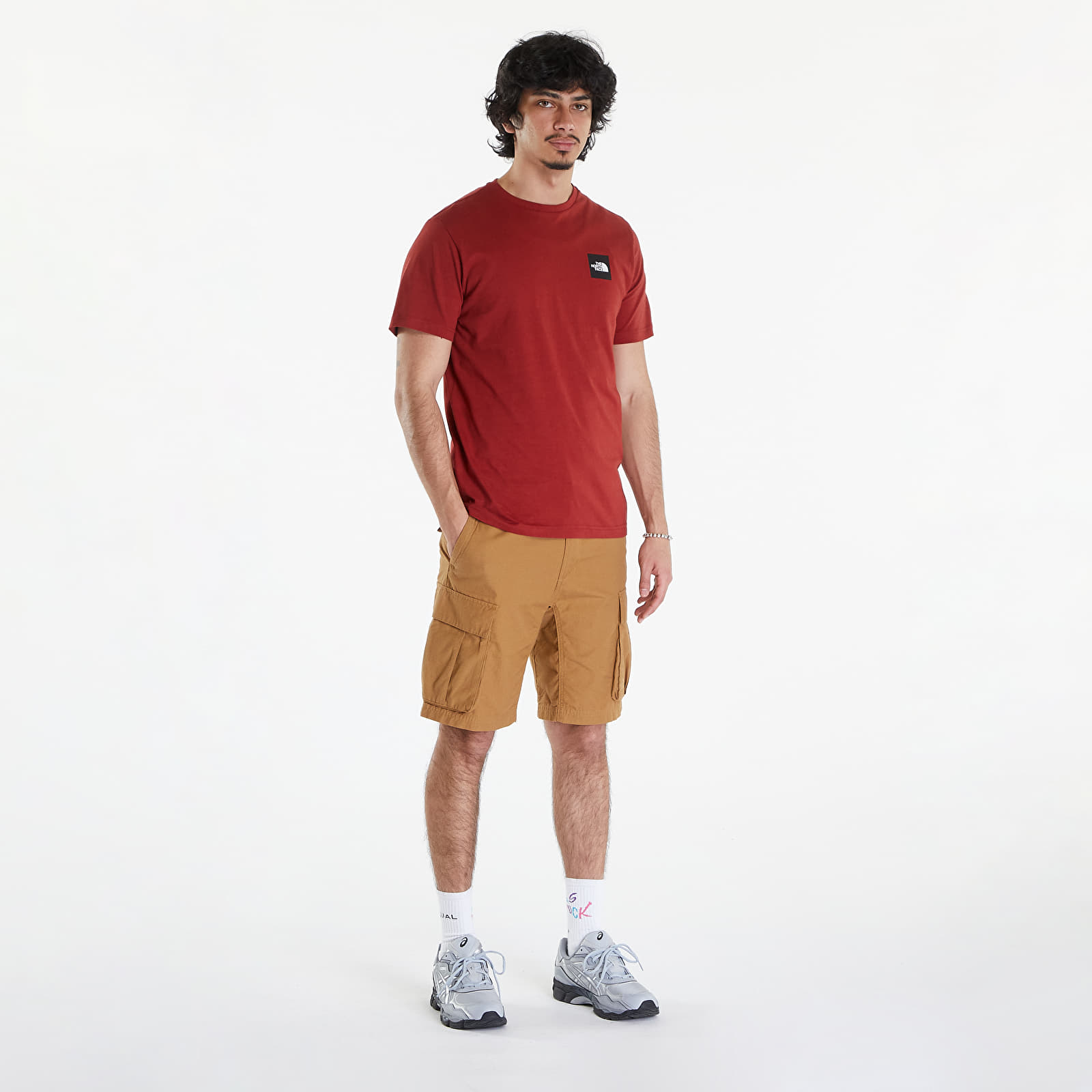 Koszulki The North Face Ss24 Coordinates Tee Iron Red