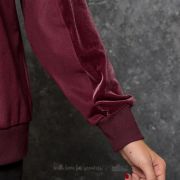 Hoodies and sweatshirts adidas Velvet Vibes Boyfriend Crew Maroon Footshop