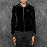 Hoodies and sweatshirts adidas Velvet Vibes Superstar Track Jacket Black Footshop
