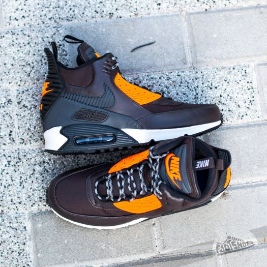 Men s shoes Nike Air Max 90 Sneakerboot Winter Brown Black Footshop