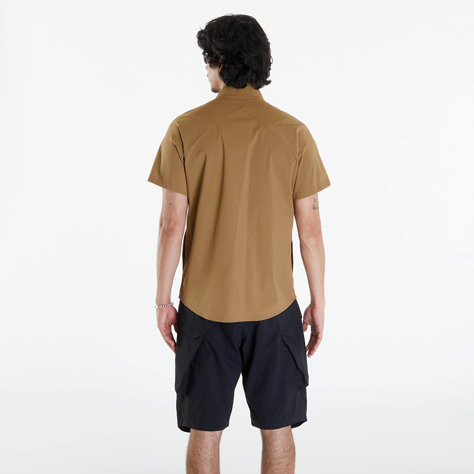 Košele Poutnik by Tilak Blade Short-sleeve Shirt Bronze Brown
