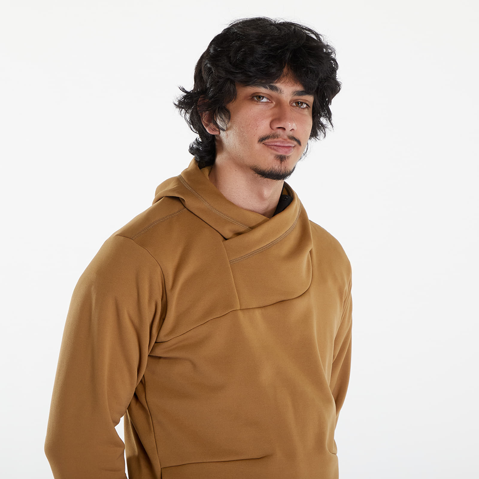 Bluzy Poutnik by Tilak Raven PWS 21 Hoodie Bronze Brown