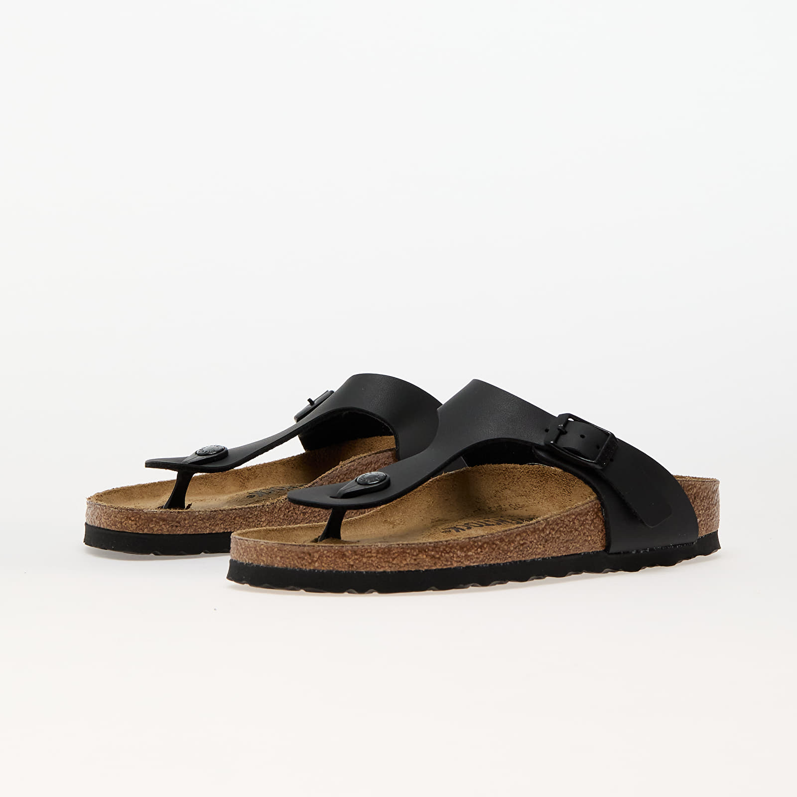 Women s shoes Birkenstock Gizeh Birko Flor Black Footshop