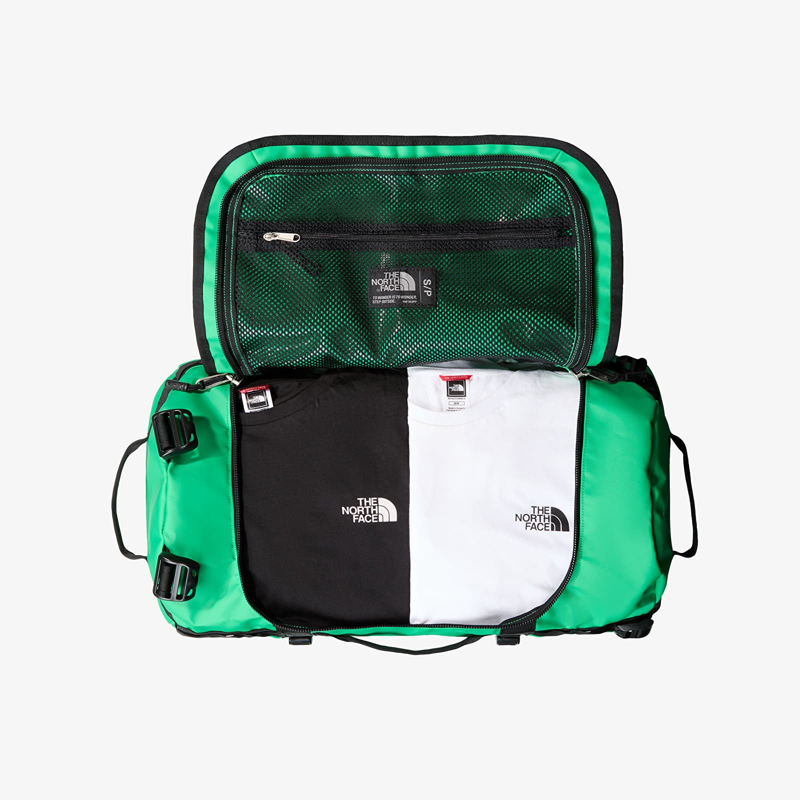 Plecaki i torby The North Face Base Camp Duffel - S Optic Emerald/ TNF Black
