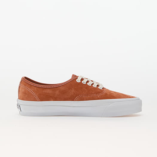 Pig suede vans red clearance