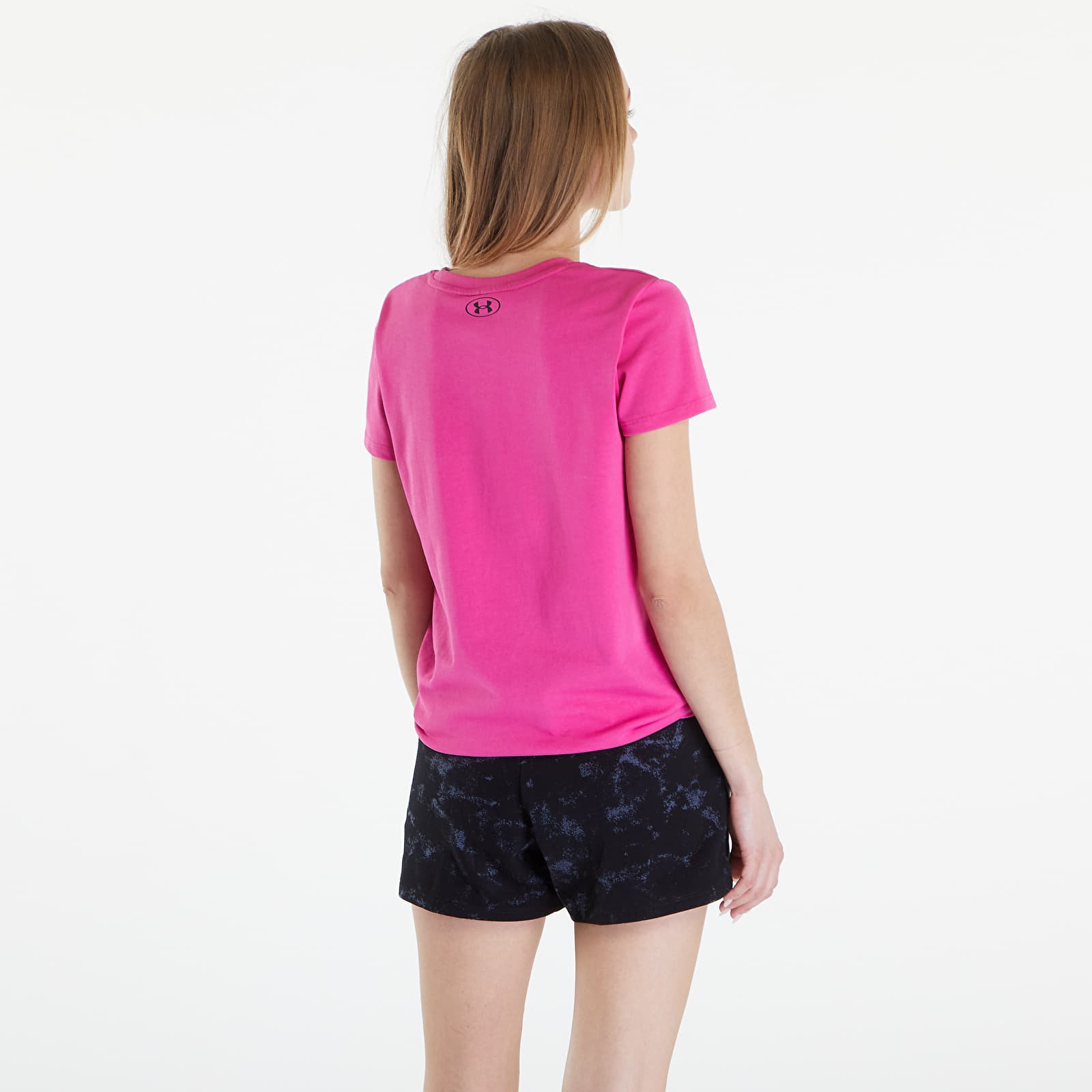 T-shirts Under Armour Project Rock W Underground Core T Astro Pink/ Black