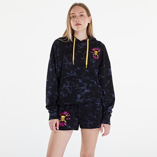 Hoodies and sweatshirts Under Armour Project Rock W Underground Terry Hoodie Black Nova Orange Black Footshop