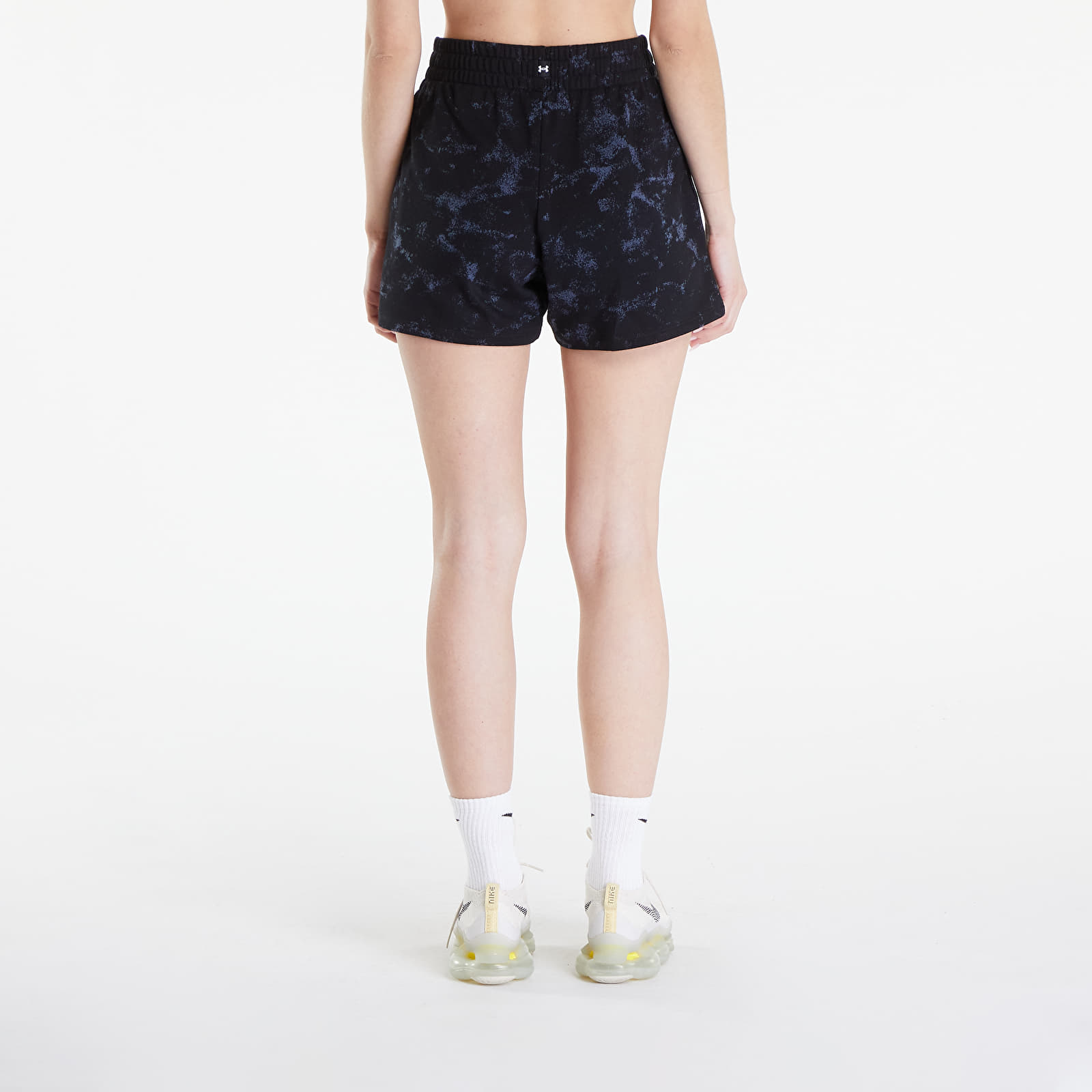 Kraťasy Under Armour Project Rock Underground Terry Short Black/ Nova Orange/ White