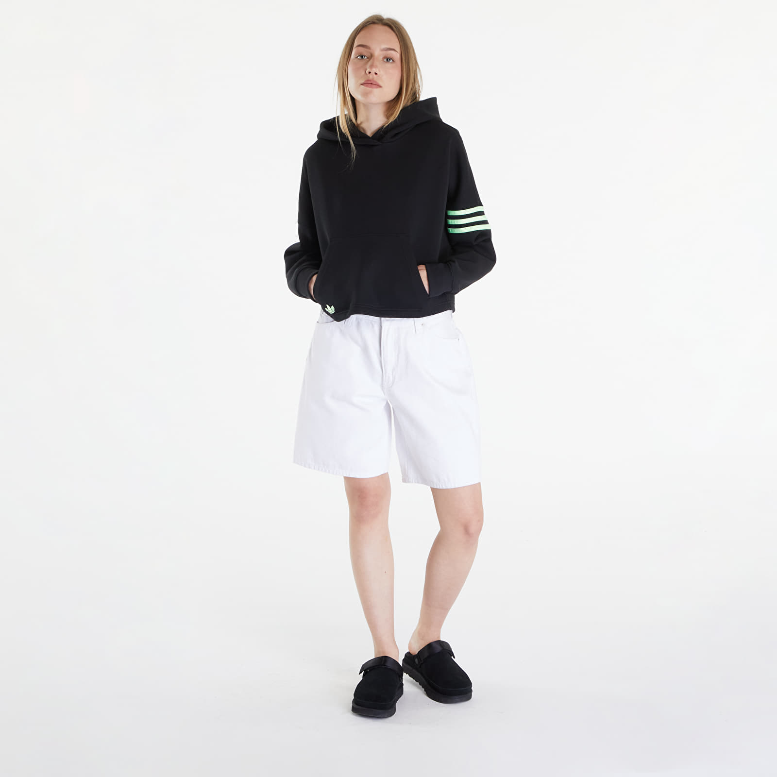 Mikiny adidas Neuclassics Hoodie Black/ Grespa