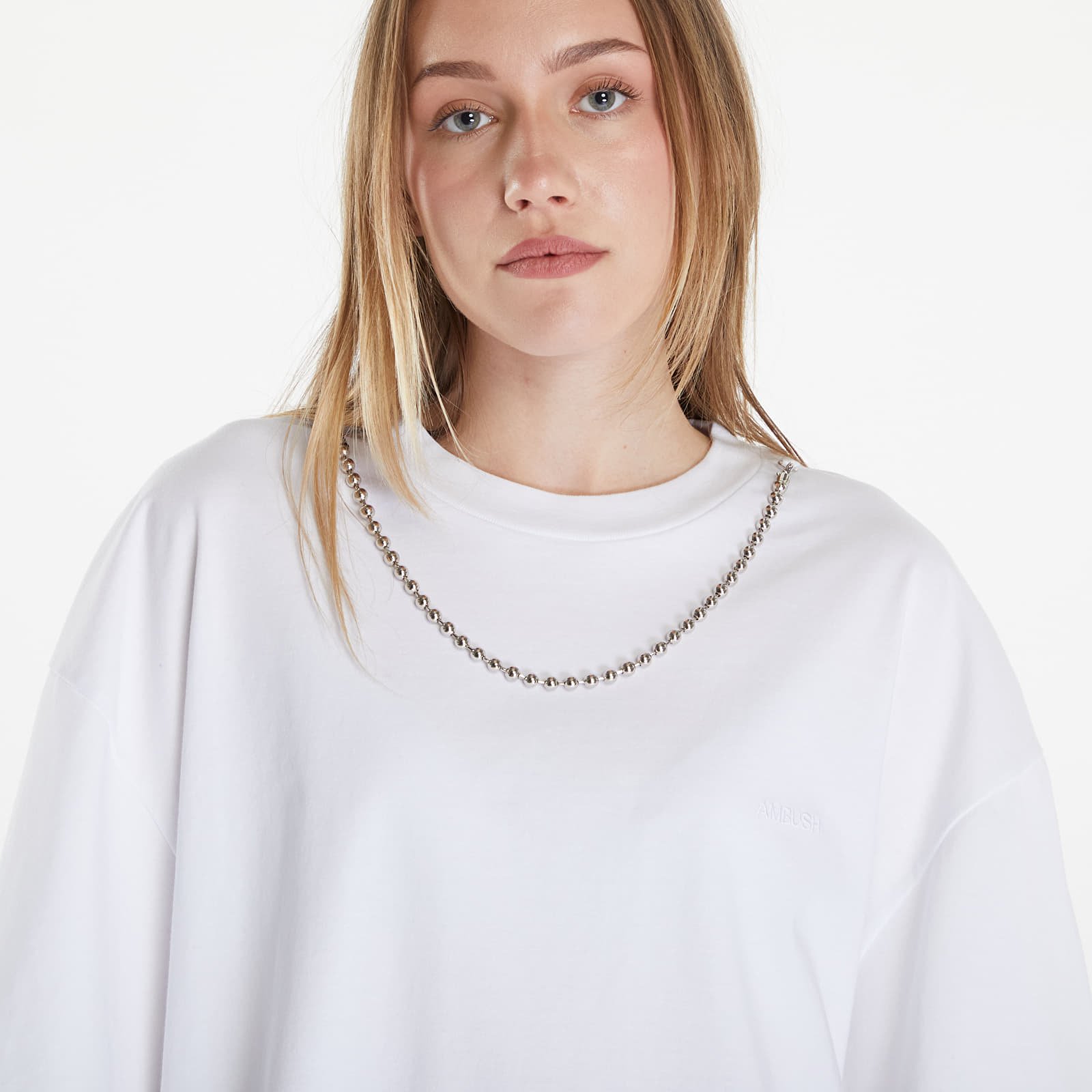 Pólók Ambush Ballchain T-Shirt UNISEX Blanc De Blanc