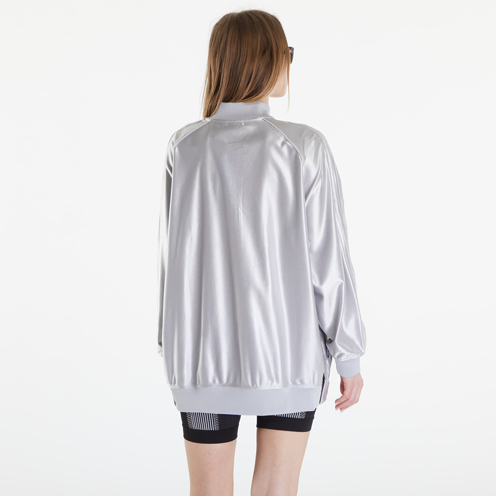 Sweatjacken und Sweatshirts adidas Oversized SST Tracktop Grey Two