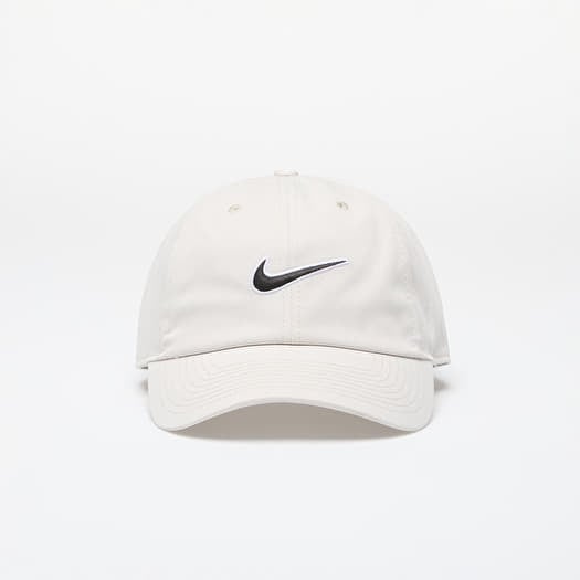 Kšiltovka Nike Club Unstructured Swoosh Cap Light Bone/ Black