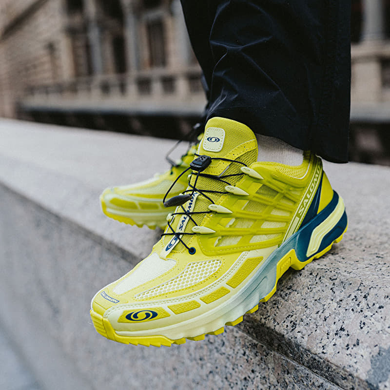SALOMON CLOG イエロー 27.5 cm salomon acs 蛍光イエロー 27.5 Salomon Advanced ACS Pro Panelled