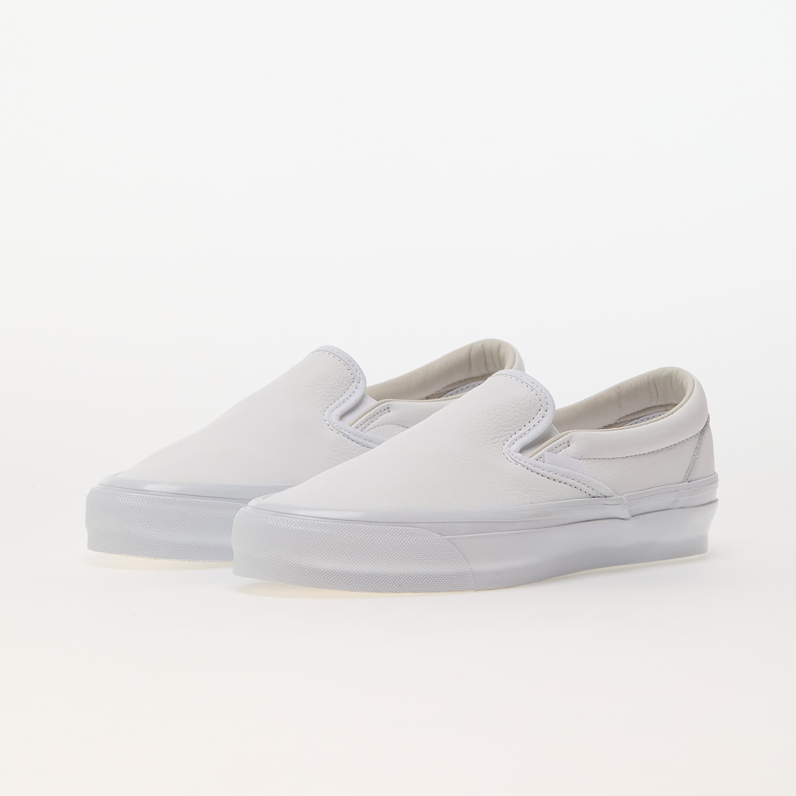 Männer Vans Slip-On Reissue 98 LX Leather White/ White