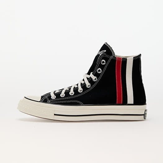 Black white and red converse deals