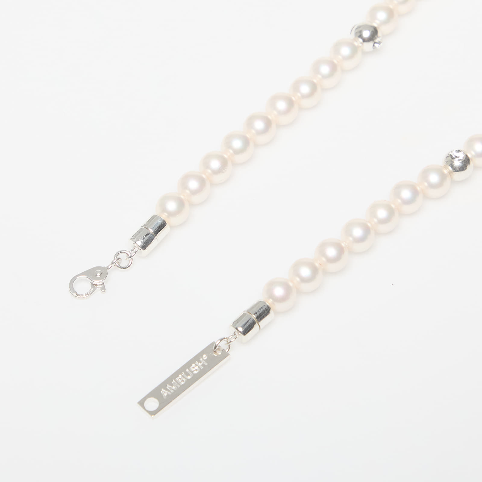 Other accessories Ambush Pearl Letterblock Necklace Silver Footshop