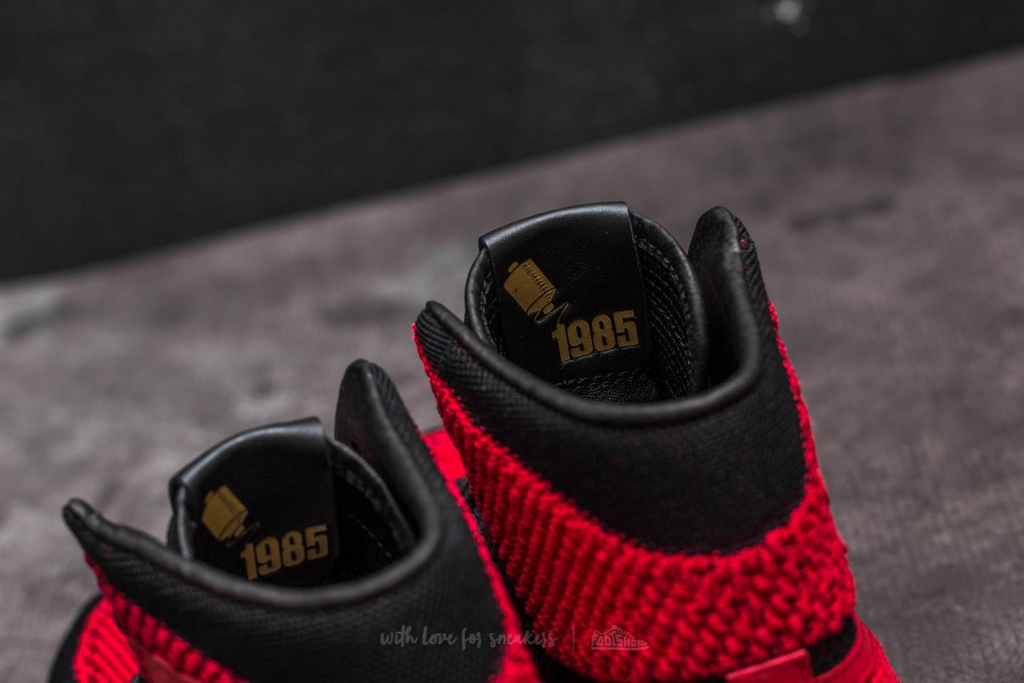 Pánské tenisky a boty Air Jordan 1 Retro Hi Flyknit Black/ Varsity Red-White