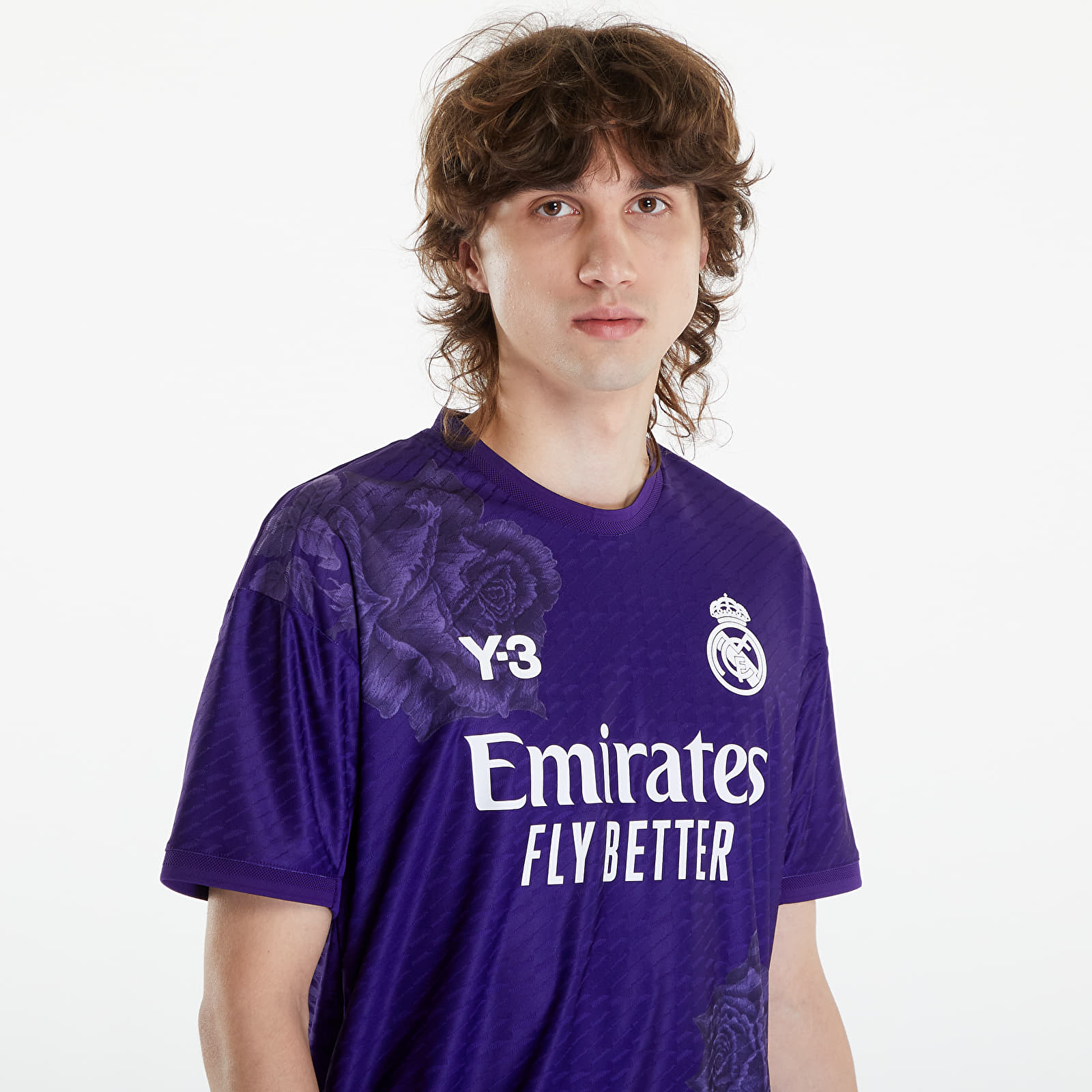 Pólók Y-3 Real Madrid 23/24 Fourth Authentic Jersey Dark Purple